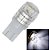 LAMPADA T10 2 LED ESTRELADA W5W BRANCO 12V - Imagem 1