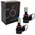KIT FAROL SUPER LED C6 BLACK MODELO H11 H8 H9 "H16 CACHIMBO" 12V / 24V 6000K - Imagem 1