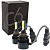 KIT FAROL SUPER LED C6 BLACK MODELO HB3 12V / 24V 6000K - Imagem 1