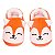 Pantufa Play Infantil Coral Raposa - Pimpolho - Imagem 1