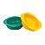 Kit Com 2 Tigelas Em Silicone Verde e Amarelo - Marcus & Marcus - Imagem 1