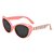Óculos de Sol Infantil Tamanho Único UV 400 Rosa Gatinho - Pimpolho - Imagem 1