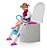 Redutor de Assento Sanitário Com Escada Rosa e Azul  - Buba - Imagem 3