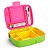 Lancheira Bento Box Com Talheres Amarela/ Verde e Rosa - Munchkin - Imagem 1