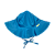 Chapéu de Banho Infantil Com FPS 50+ Azul Claro - Ecoeplay - Imagem 1