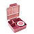 Lancheira Bento Box com 3 Divisórias e Pote Térmico Rosa Büp One - Imagem 1