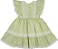 Vestido com Babados e Renda Guipir Verde - Bárbara Kids - Imagem 2