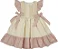 Vestido Linho Bege Detalhe em Cor Renda Crochê - Bárbara Kids - Imagem 2