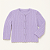 Cardigan Lílás Bella - Minilady - Imagem 1