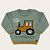 Sweater Trator Verde e Marrom - Minilord - Imagem 1