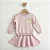Conjunto Infantil de Tricô Limão Rosa - Minilady - Imagem 1