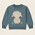 Sweater Manga Longa Ovelhinha - Minilady - Imagem 1