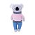 Pelúcia Metoo Koala Rosa 44 cm - Metoo - Imagem 1
