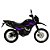 Faixa Shineray New Explorer 150cc  preta com roxo - Imagem 1