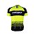 Camisa de Ciclismo Manga Curta Maculina Black Fluor Cabani - Imagem 2