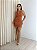 Vestido Drapeado Argola Curto Sexy - Imagem 4