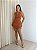 Vestido Drapeado Argola Curto Sexy - Imagem 3