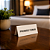Placas Proibido Fumar para Mesa em Acrílico Branco 6 X 15 Cm - Kit 10 peças - Imagem 1