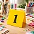 Placas Numeradas para Mesa em Acrílico Amarelo - Imagem 3