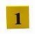 Placas Numeradas para Mesa em Acrílico Amarelo - Imagem 2