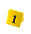 Placas Numeradas para Mesa em Acrílico Amarelo - Imagem 3