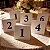 Placas Numeradas para Mesa em Acrílico Branco - Imagem 1