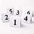 Placas Numeradas para Mesa em Acrílico Branco - Imagem 2
