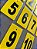 PLACAS NUMERADAS PARA PROVADOR EM ACRÍLICO AMARELO - Imagem 4
