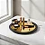 Bandeja Organizadora Redonda Em Acrílico 20x20cm - Espelhado Dourado - Imagem 4