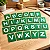 Placas para Provador Alfabeto na cor Verde - Imagem 3