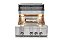 Churrasqueira à Gás Evol Prime Modena 28" 3 Queimadores e 1 Infrared Back Burner Inox - Imagem 3