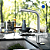 Misturador Monocomando de mesa Atlas Neo fosco em aço inox 304 com bica em L alta extensível - Imagem 8