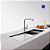 Misturador Monocomando de mesa Atlas Neo fosco em aço inox 304 com bica em L alta extensível - Imagem 4