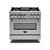 Fogão Freestanding Elettromec Profissional 5 Queimadores com Forno Elétrico Inox 90cm 220V - Imagem 1