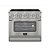 Fogão Freestanding Elettromec Profissional 6 Queimadores com Forno à Gás 127 Litros Inox 91,5cm 110V - Imagem 1