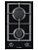 Cooktop Vitrocerâmico com 2 Queimadores a Gás 220V Dominó 30cm Tecno THV30TWIN - Imagem 1