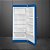 Refrigerador Smeg 1 Porta Azul - Anni 50 - 270L - Dobradiça à Direita - 220V - Imagem 7