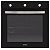 Forno Elétrico de Embutir Tramontina Glass Cook em Vidro Temperado Preto 7 Funções 73 L - Imagem 1