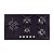 Cooktop a Gás Tramontina Design Collection Penta Glass Flat em Vidro Temperado e Trempes em Ferro Fundido com Acendimento Automático 5 Queimadores - Imagem 2