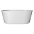 Banheira de Piso Oval Deca 150cm Branco Fosco Linha LK - BH.54150.LK.BRFC - Imagem 3
