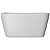 Banheira de Piso com Degrau Deca 135cm Branco Fosco - BH.53135.BRFC - Imagem 3