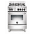 Fogão Bertazzoni Master 4 Queimadores Sabaf Gás / Forno Elétrico 220V 60cm - MAS604GMFESXE - Imagem 1