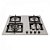 Cooktop a Gás Elettromec Quadratto 4 Bocas Tripla Chama Inox Gusa 60cm Bivolt - Imagem 2