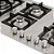 Cooktop Elettromec a Gás Quadratto 5 Bocas Tripla Chama Lateral Inox Gusa 90cm Bivolt - Imagem 4
