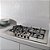 Cooktop Elettromec a Gás Quadratto 5 Bocas Tripla Chama Lateral Inox Gusa 90cm Bivolt - Imagem 3