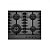 Cooktop Elettromec Vetro à Gás 4 Bocas Vidro Preto 60cm Bivolt - Imagem 1