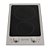 Cooktop Dominó Elettromec Elétrico Vitrocerâmico 2 Bocas Inox e Vidro Preto 30cm 220V - Imagem 2
