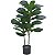 Árvore Artificial Ficus Lyrata Real Toque x42 Verde 1m - Imagem 1