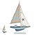Escultura Decorativa Madeira Barco a Vela (Colorido) 53x33x5,5cm - Imagem 2