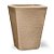 Vaso Cachepot Grafiato Trapézio Areia 50x37cm - Imagem 1